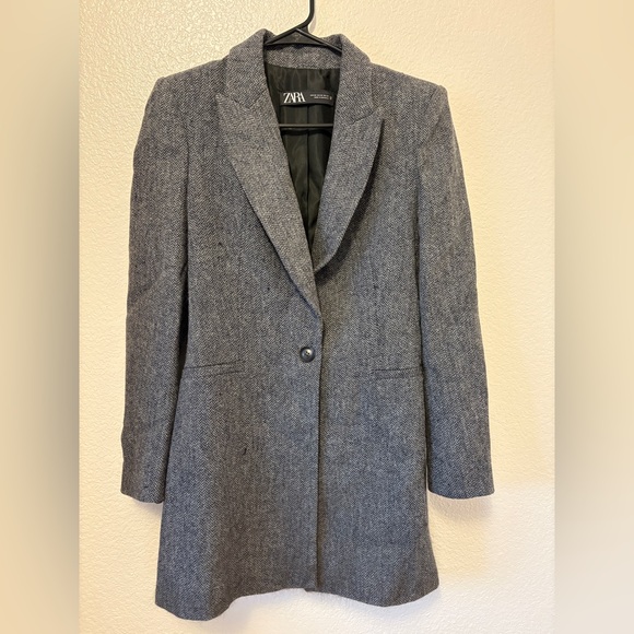 ZARA Tweed Blazer XS - Picture 1 of 6